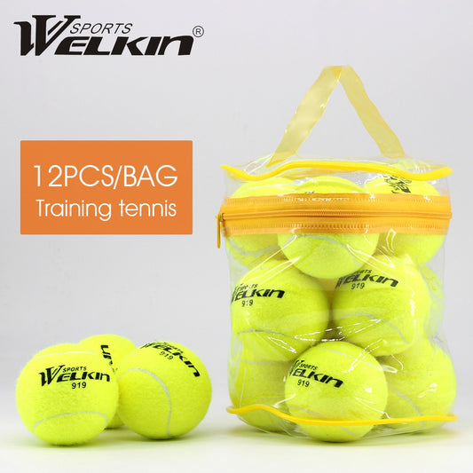 12pcs/Lot High Quality Elasticity Tennis Ball for Training